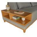 Ver imagem 6 de Sofá de Canto em L com Nicho em Mdf - Nov007:cinza