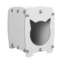 Ver imagem 4 de Mesa de Cabeceira Casinha Pet Gato Cat Branco