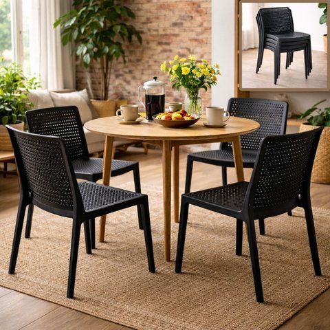 Conjunto Cadeiras Tramontina Externa Jardim Resistente a Chuva