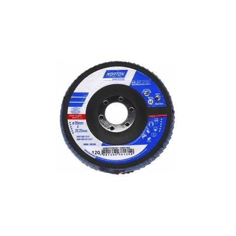 Disco Flap Original 115 x 22 Grão 120 - 69957320327 - Norton