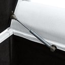 Ver mais imagens de Recamier Baú Calçadeira para Cama Box Queen 150 Cm Dubai Corino Branco - Lh Móveis