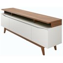 Ver imagem 3 de Rack para Tvs até 75 Polegadas 3 Portas Flynt St 185cm Off White Fosco com Canella