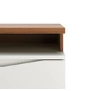 Ver imagem 5 de Rack para Tvs até 75 Polegadas 3 Portas Flynt St 185cm Off White Fosco com Canella