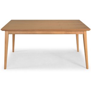 Mesa California em Madeira Maciça com Tampo Lâminado 1.60 Amêndoa - Refinatto