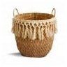 Cesto Fibra Natural Franjas Yoi - 1