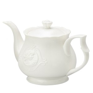Bule Para Café de Porcelana Super White Queen 1 Litro Lyor