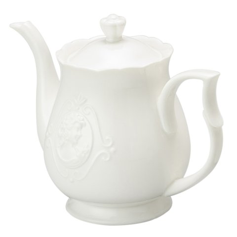 Bule Para Chá de Porcelana Super White Queen 1 Litro Lyor