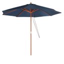 Ver imagem 1 de Guarda-Sol Ombrelone Madeira Azul 3,00m Mor