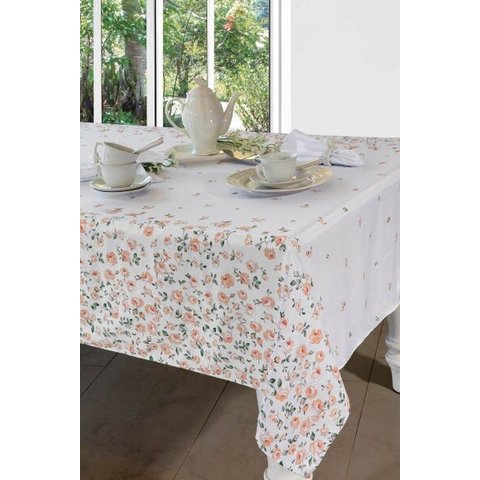 Jogo Toalha de Mesa 6Pc 78x78cm Impermeável Tassia Kacyumara
