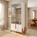 Ver imagem 5 de Conjunto Bar + Cristaleira Lizz Branco Casa D