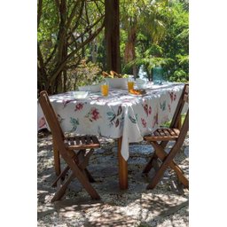 Jogo Toalha de Mesa 6Pc 78x78cm Impermeável Coraly Kacyumara - 1