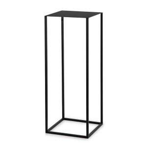 Mesa de Apoio Preta em Metal P 12924 B Mart