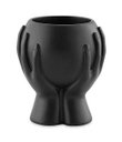 Ver imagem 1 de Cachepot Preto em Poliresina 12776 Mart