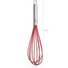 Batedor De Ovos Claras Manual Fouet De Silicone Batedor Bolo Brinox Vermelho - 3