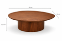 Ver imagem 3 de Mesa de Centro Orgânica Jardim Baixa Madeira Sheldon