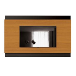 Painel Legacy 2.0 - Edn Móveis - Cedro Natural /Preto - 1