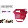 Bolsa Vermelh Transporte Cachorro Gato Viagem Latam - 2