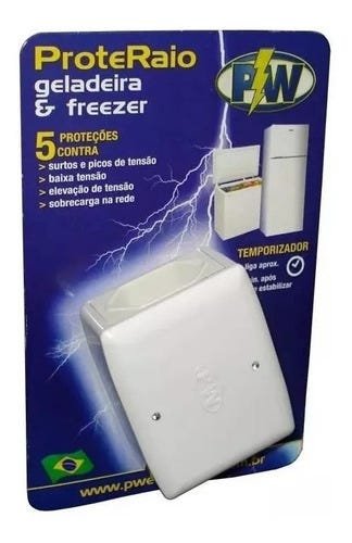 Protetor De Geladeira Freezer Quedas De Energia Raios 127v - 2