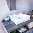 Ver imagem 2 de Torneira de Bancada Bica Alta Arejador Articulado Cozinha Banheiro Lavabo