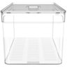 Organizador De Geladeira Porta Frutas Legumes Vegetais 5L Com Respiradouro Clear Fresh OU - 7