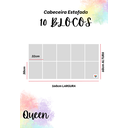 Ver imagem 4 de Cabeceira Estofada Queen 10 Blocos Não É Segredo Linho Marrom Mesclado 160x60