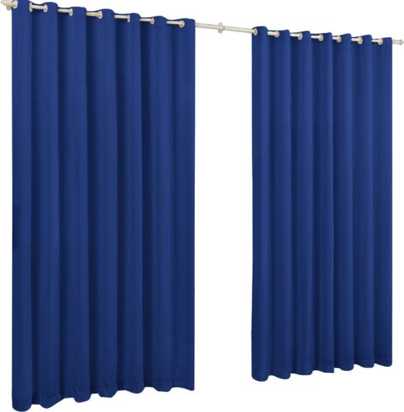 Cortina Roma 2 80 X 1 80 Metros Para Sala E Quarto:Azul Royal