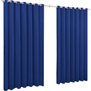 Cortina Roma 2 80 X 1 80 Metros Para Sala E Quarto:Azul Royal
