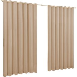 Cortina Roma 2 80 X 1 80 Metros Para Sala E Quarto:Avelã - 1