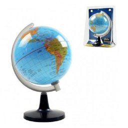 Globo Terrestre Político Mapa Mundi Giratório Lupa - 4