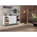 Ver mais imagens de Aparador Buffet 4 Portas com Espelho Retrô Vegas Multimóveis V3562 Branco