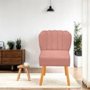 Ver imagem 2 de Cadeira Pétala para Sala de Jantar Confortável e Reforçada Suede