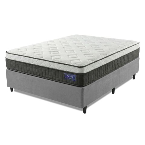 Cama Box Colchão Casal Molas Ensacadas Euro In Atlantic 138x188x66cm