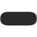 Ver imagem 6 de Kit 02 Puffs Decorativos Orgânicos para Living Quarto 160cm Doha W01 Suede Preto - Lyam Decor