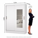 Ver imagem 3 de Guarda-roupa Belem 2 Portas de Correr 2 Gavetas com Espelho