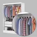 Ver imagem 7 de Guarda-roupa Belem 2 Portas de Correr 2 Gavetas com Espelho