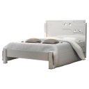 Ver imagem 2 de Cama Casal Quarto Luiza Ajustavel Com Pés Centrais Branco