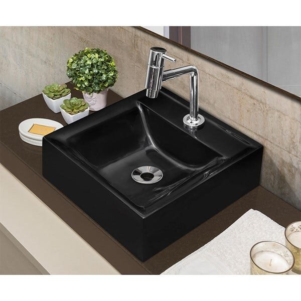 Kit Cuba Quadrada T.AA05 Sifão Engate e Valvula ABS - 1