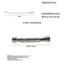 Ver imagem 5 de Kit Cuba Quadrada T.AA05 Sifão Engate Valvula Click
