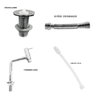 Kit Cuba Lisboa Torneira AA05 Sifão Engate e Valvula ABS - 2