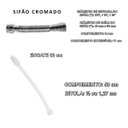 Ver imagem 4 de Kit Cuba Lisboa Torneira AA05 Sifão Engate e Valvula ABS