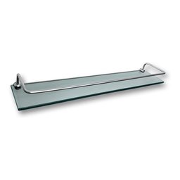 Prateleira Reta C/ Grade 50x10 Cm - 8mm - Incolor - 1