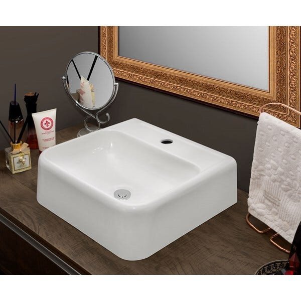 Kit Banheiro Lavabo Cuba Lisboa Valvula Click - 1