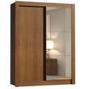 Ver imagem 3 de Guarda-roupa Solteiro Madesa Dallas 2 Portas de Correr com Espelho 2 Gavetas