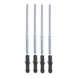 Kit 2 Prateleiras 80 x 20cm Vermelha Suporte Invisível - 6