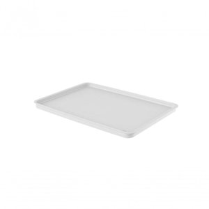 Bandeja Slim Branco Casual Coza 34,6 X 24,5 X 1,5 Cm Branco Coza