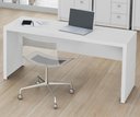 Ver imagem 1 de Mesa para Escritório Computador Escrivaninha Me 4109 - Tecno Mobili Branco