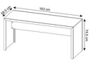 Ver imagem 2 de Mesa para Escritório Computador Escrivaninha Me 4109 - Tecno Mobili Branco