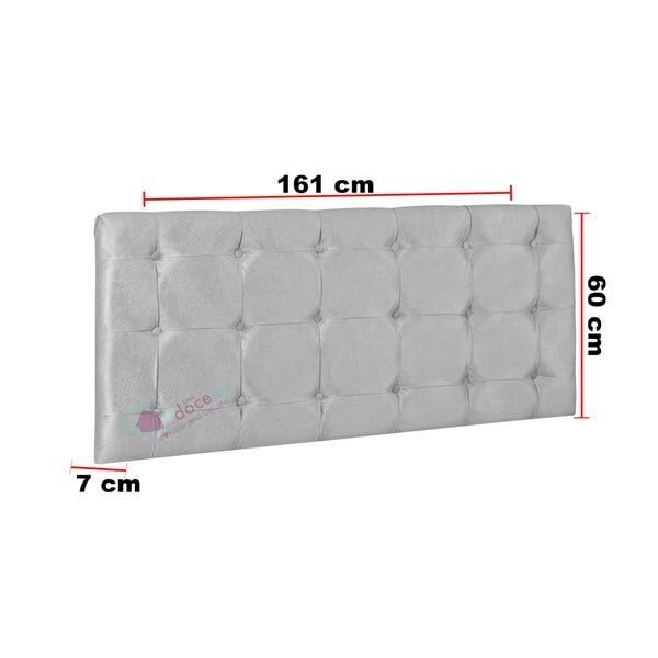 Painel Estofado Cama Londres Queen 160 cm - 3