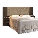 Ver imagem 3 de Cabeceira Casal Queen Ou King com Mesa Cabeceira Florida Carmolar