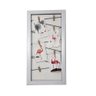 QUADRO DECORATIVO/ VARAL DE MADEIRA BRANCO 50X25 - 1